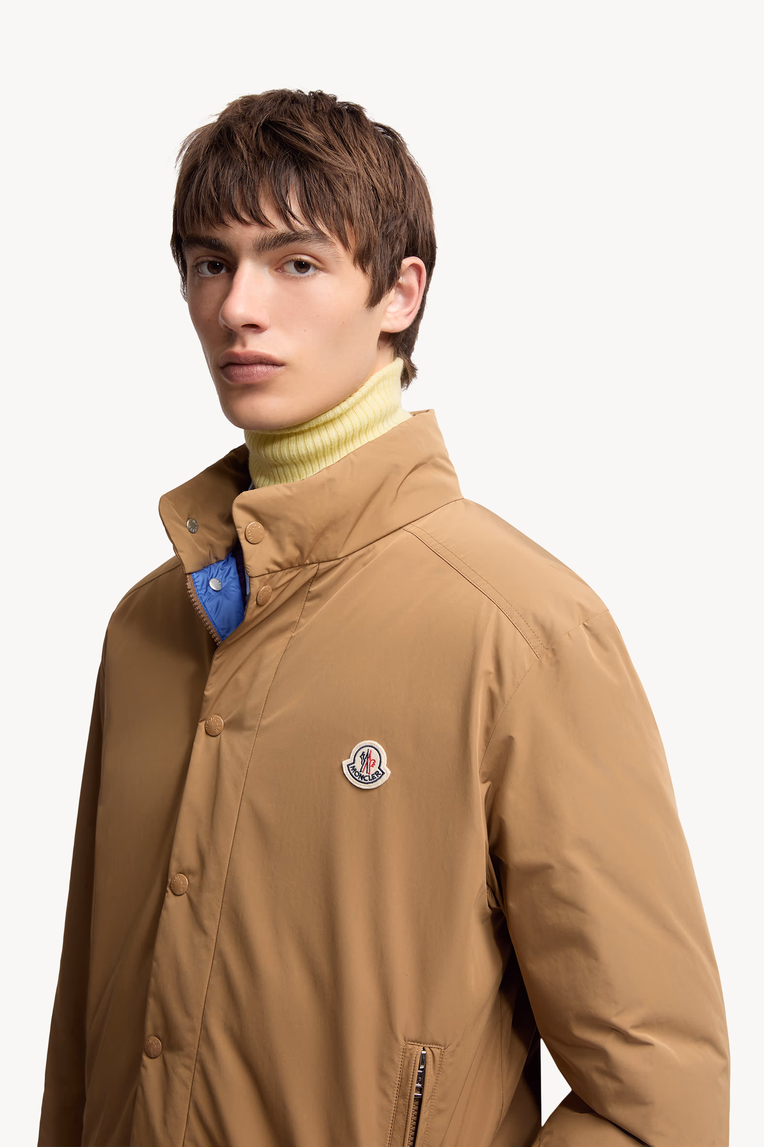 Epine Short Down Jacket Men Beige Moncler 4